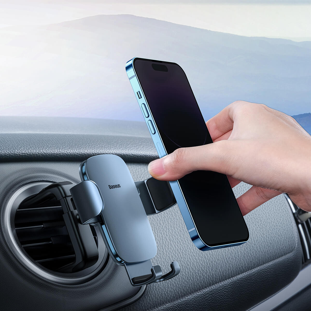 Rounded Air Vent Gravity Car Mount - SKmobile Canada