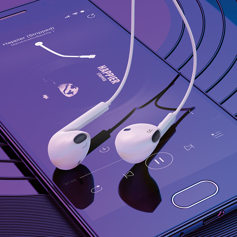 USB-C Wired Volume Controll Digital Earphones With Mic