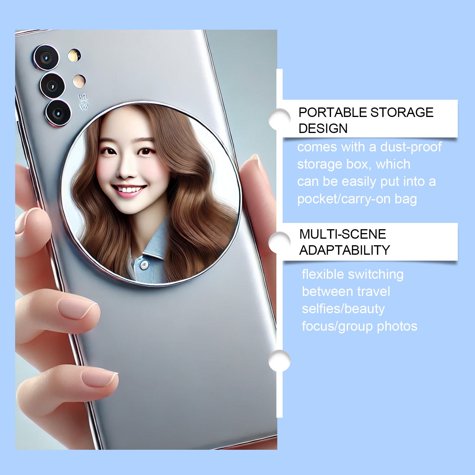 Jue Fish Magnetic Selfie Mirror