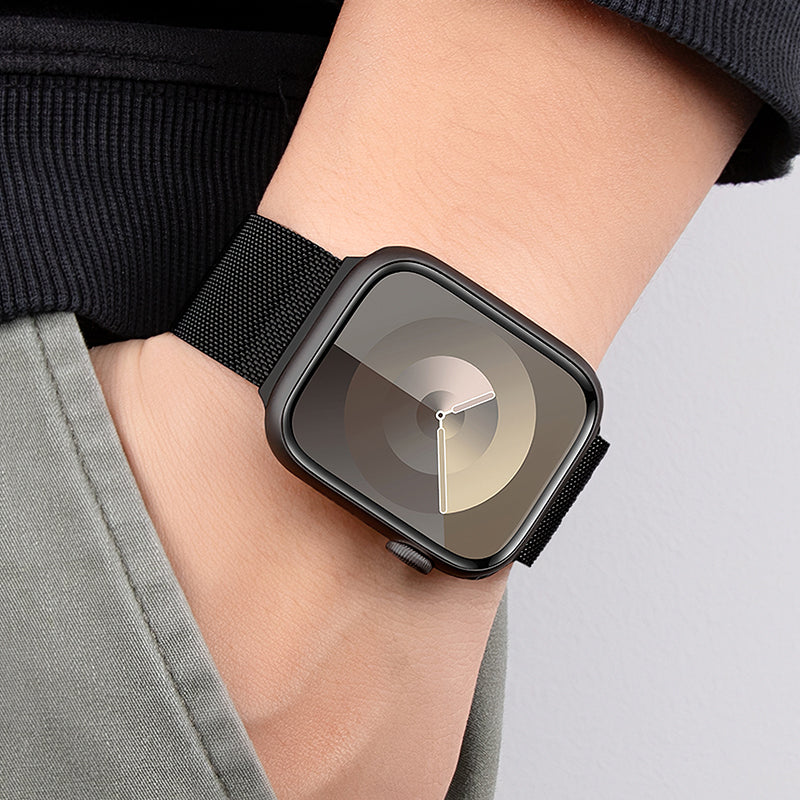 Apple Watch Band - May Series Two-Section Double Magnetic Buckle Milanese Strap