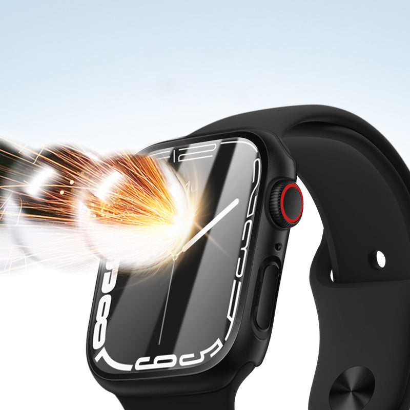 Shadow Series 3D Thermal Bending Film Integrated Protective Case for Apple Watch Series 7/8/9 - SKmobile Canada