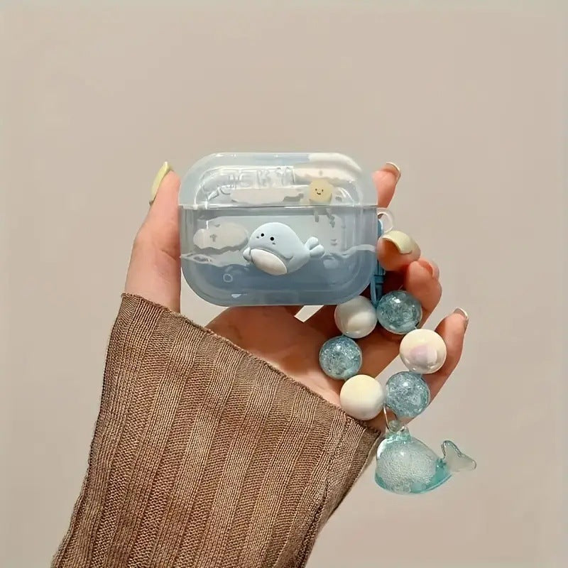 Cute Whale AirPods Case