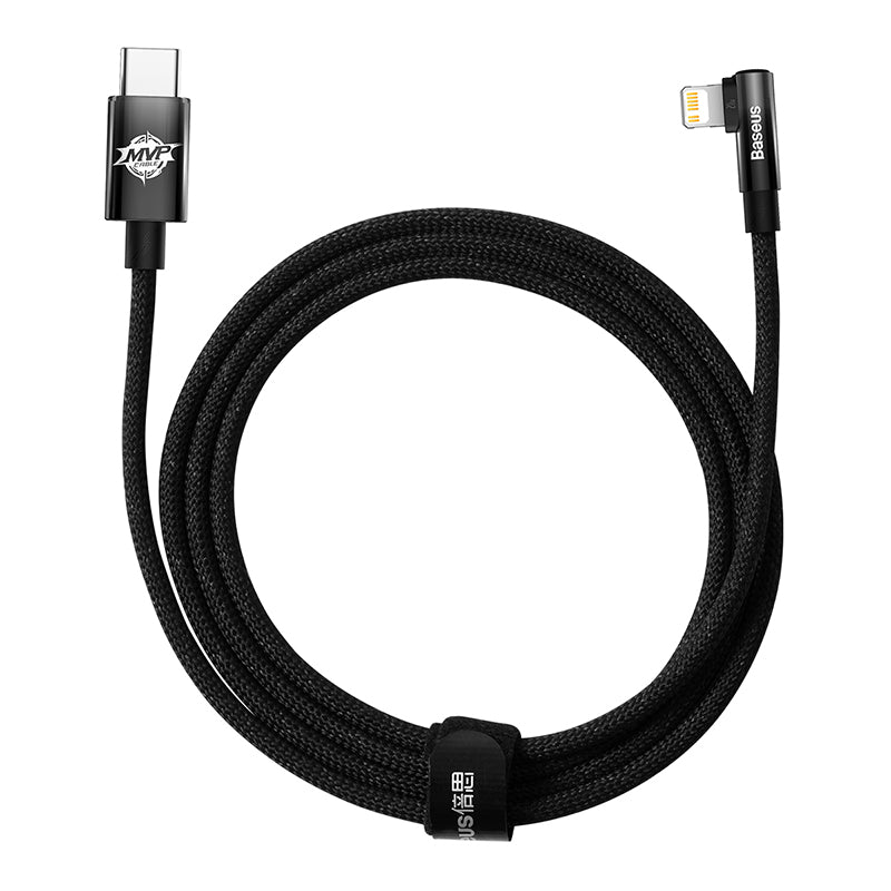 Baseus L-Shaped Braided USB-C to Lightning Data and Charge (2m) - SKmobile Canada