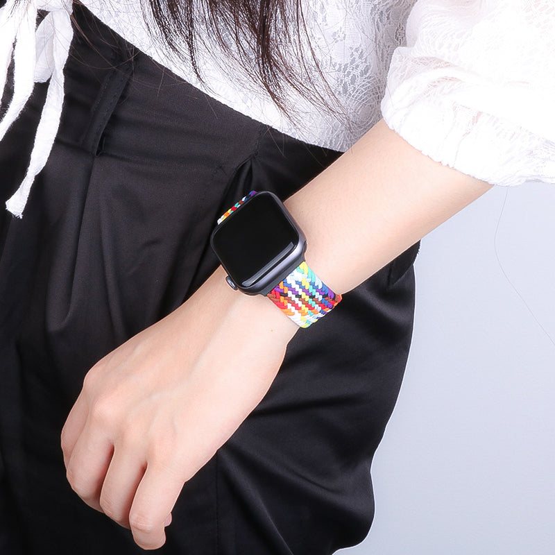 Apple Watch Band - Jane Eyre Series Sliding Buckle Ultra-Thin Nylon Strap (WA05)