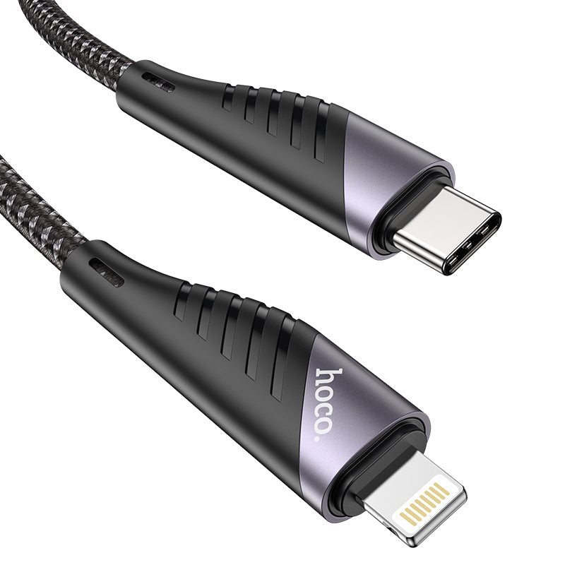 Hoco Braided USB-C to Lightning Data and Charge (1.2m) - SKmobile Canada