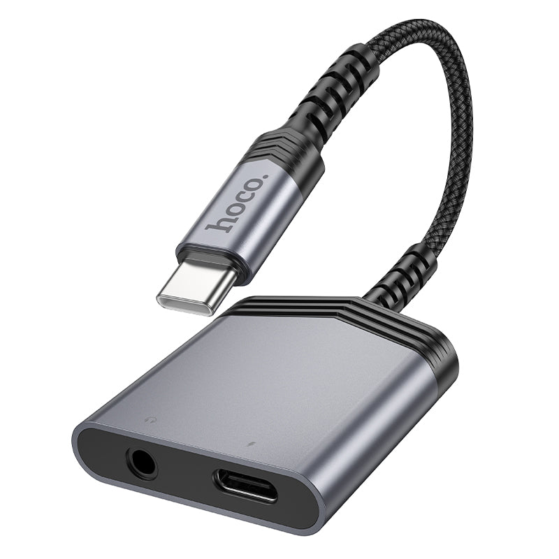 Hoco USB-C to (USB-C + 3.5mm) Audio Splitter