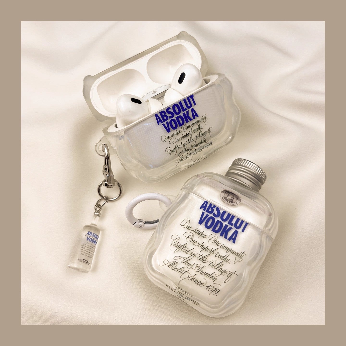 Mini Vodka Bottle AirPods Case