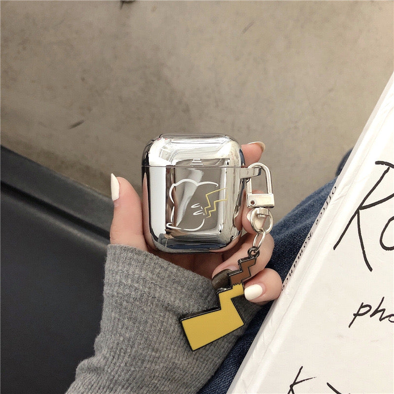 Chrome Pet Thunder AirPods Case