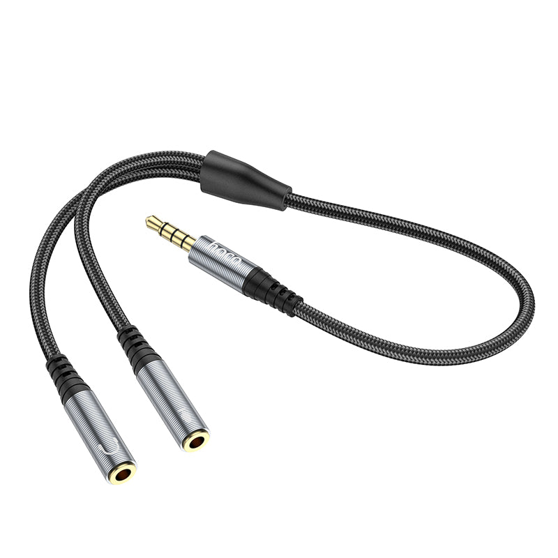 UPA21 Headphone + Microphone 3.5mm Audio Cable Splitter - SKmobile Canada