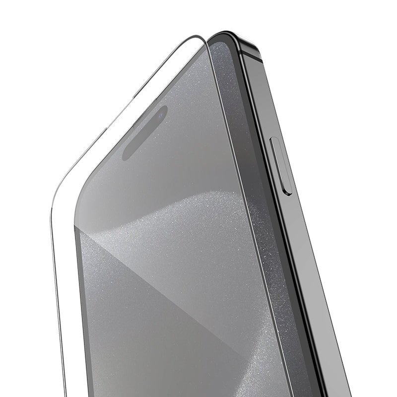 Full Screen Tempered Glass Screen Protector for iPhone 16 | 15 (0.3mm Clear)