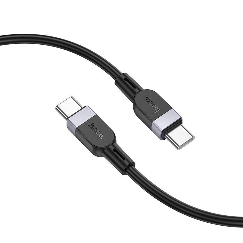 Hoco 60W Silicone USB-C to USB-C Data and Charge Cable (2m)