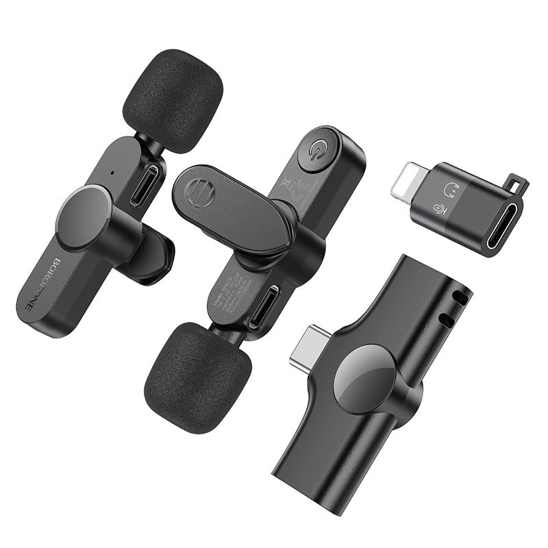 Trophy Lavalier Wireless Digital Dual Microphone (Lightning & USB-C) - SKmobile Canada