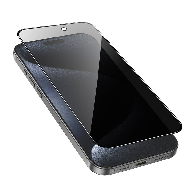 Full Screen Tempered Glass Screen Protector for iPhone 16 Pro (0.33mm Privacy)