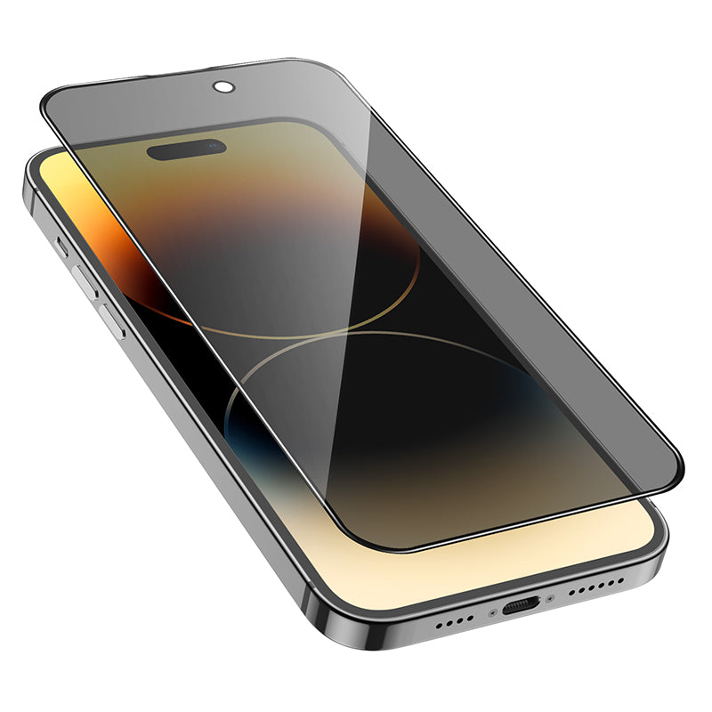 Full Screen Tempered Glass Screen Protector for iPhone 15 Pro Max (0.33mm Privacy)