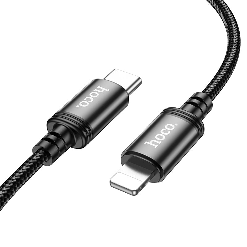 Hoco Braided USB-C to Lightning Data and Charge Cable (3m) - SKmobile Canada