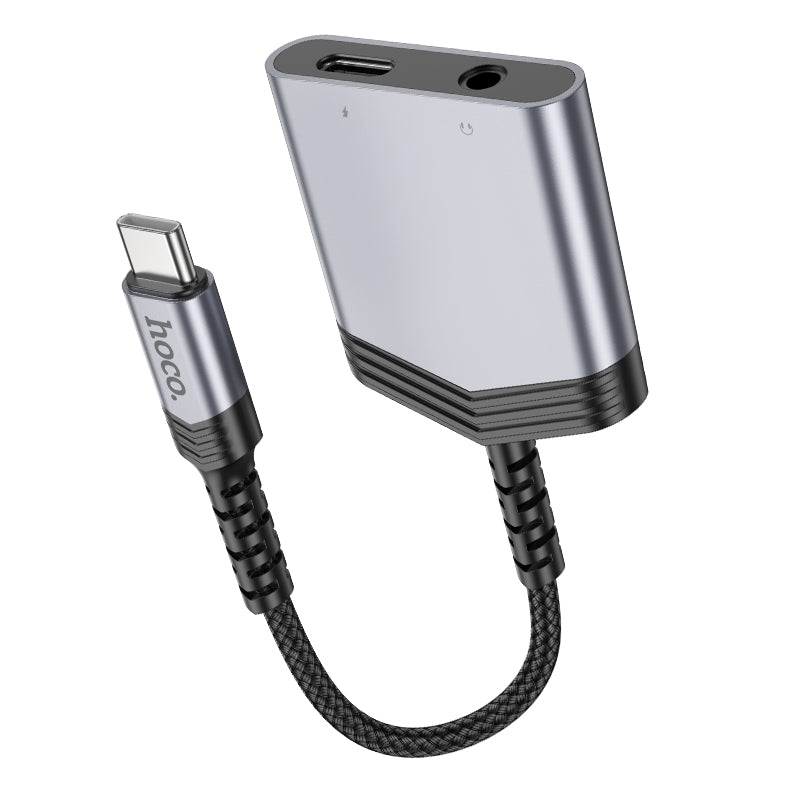 Hoco USB-C to (USB-C + 3.5mm) Audio Splitter