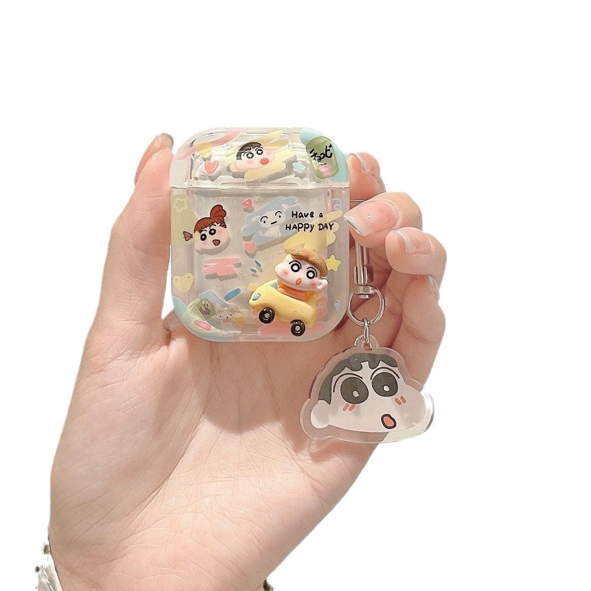 Crayon Car Rabbit Dog AirPods Case