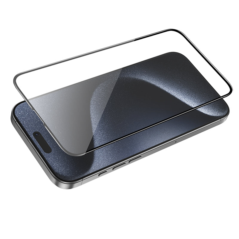 Full Screen Tempered Glass Screen Protector for iPhone 16 Pro Max (0.4mm Clear)