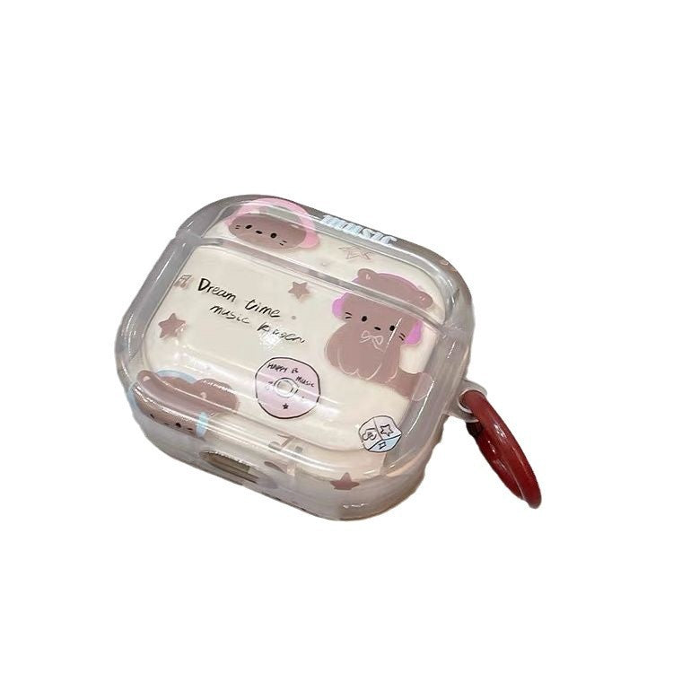 Brown Cat Headphone AirPods Case