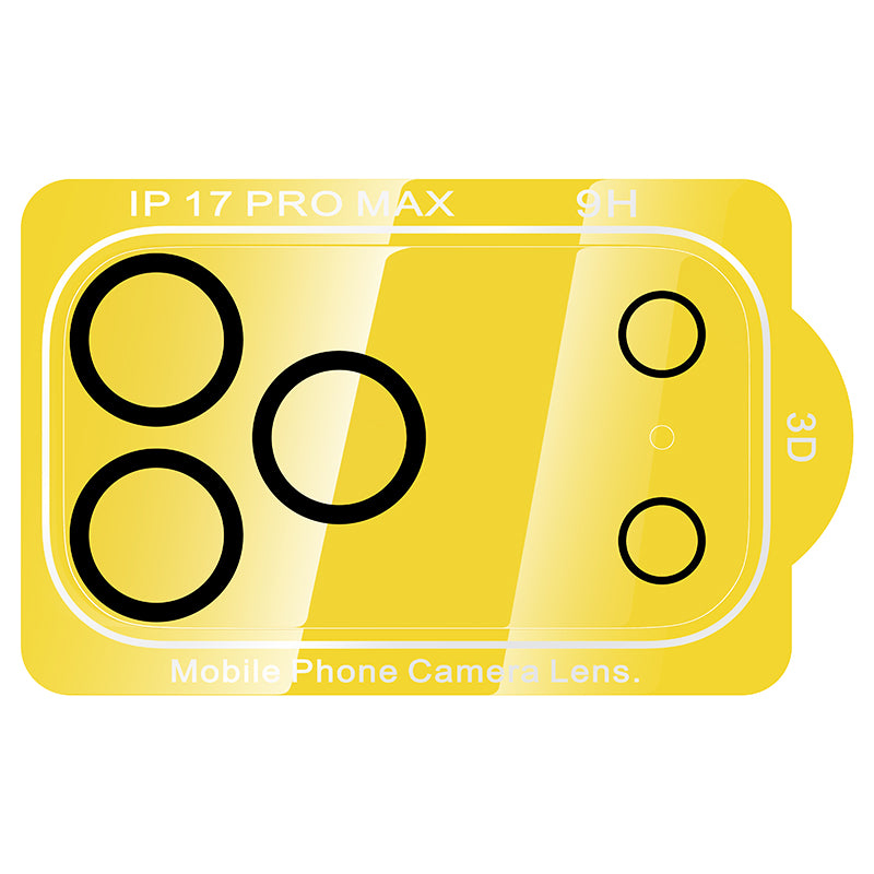 Full Coverage Tempered Glass Lens Protector for iPhone 17 Pro Max