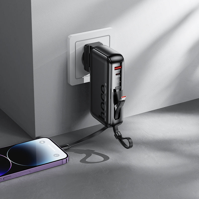 Spirit 22.5W + PD20W Power Bank with US & EU Power Adapter and Cable (10000 mAh)