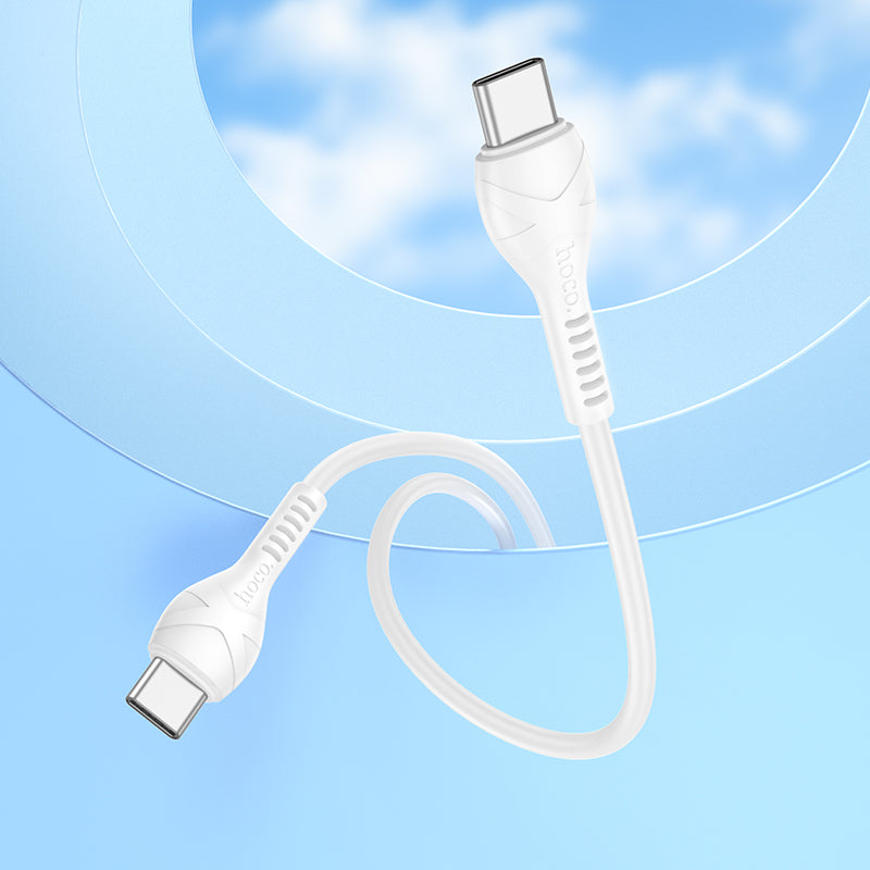 Hoco 60W USB-C to USB-C Data and Chage Cable (0.5m) - SKmobile Canada
