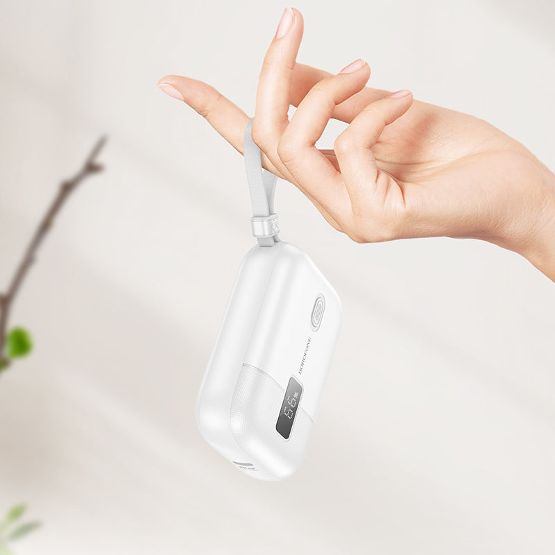 High Charge 22.5W + PD20W Fully Compatible Power Bank with Digital Display and Cable (10000 mAh)