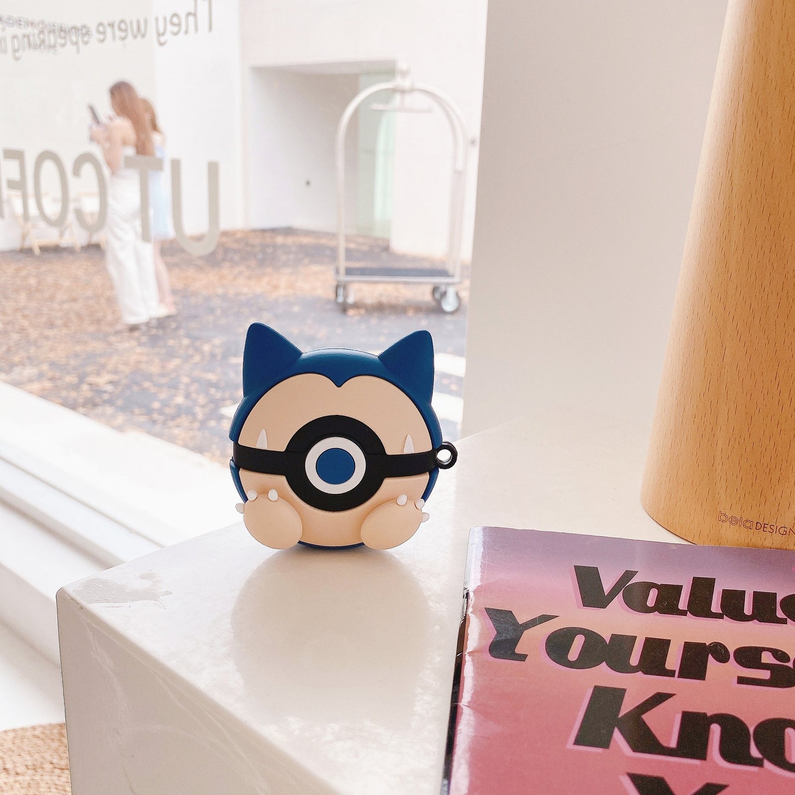 Blue Rounded Monster AirPods Case