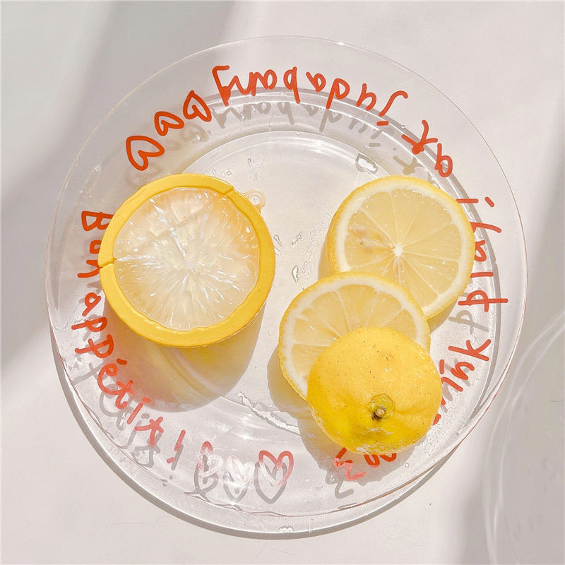 Yellow Lemon AirPods Case