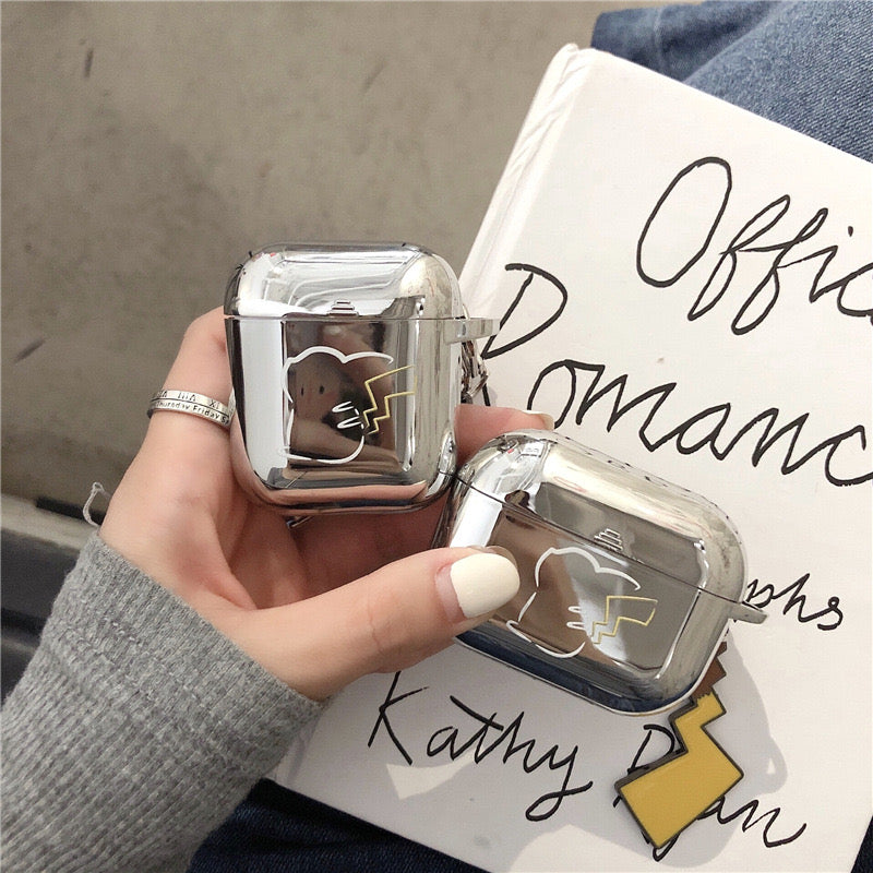 Chrome Pet Thunder AirPods Case