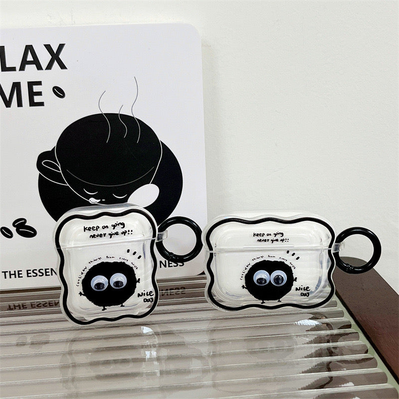 Coal Ball 3D Eye AirPods Case