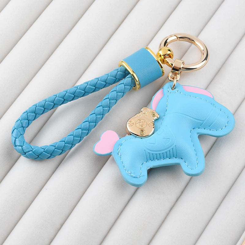 Leather Braided Rope Rich Charm