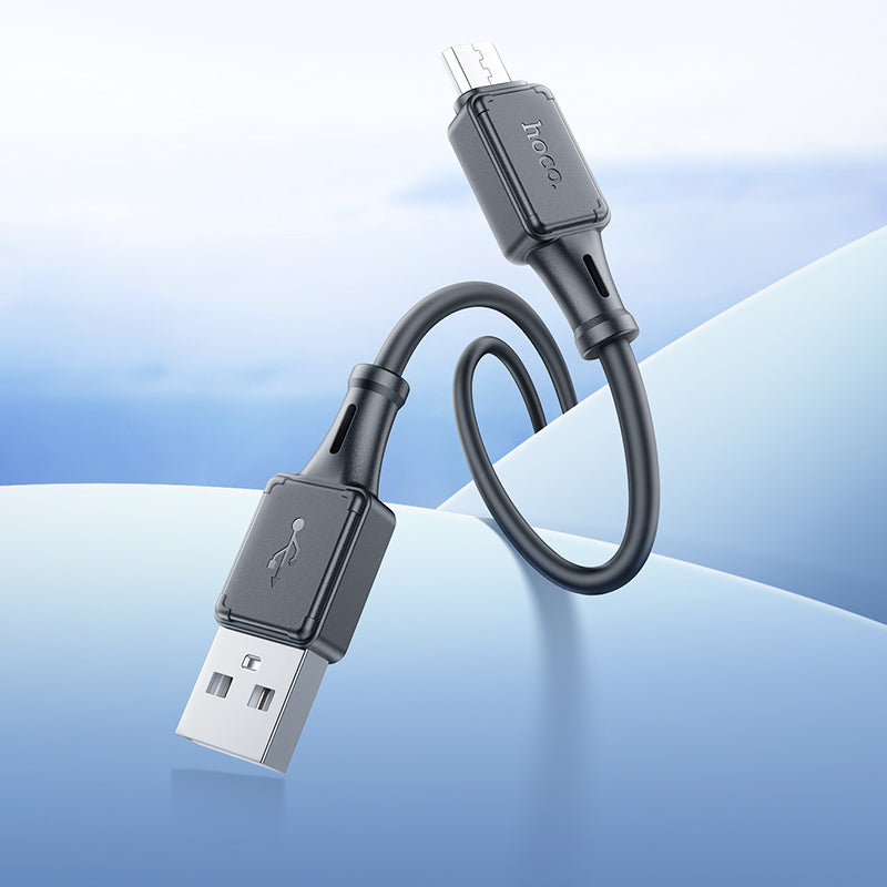 Hoco Silicone USB to Micro-USB Data and Charge Cable (1m)