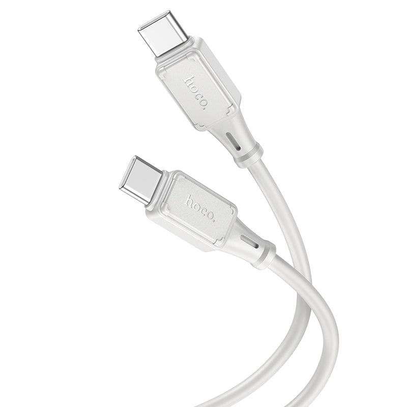 Hoco 60W Silicone USB-C to USB-C Data and Charge Cable (1m) - SKmobile Canada