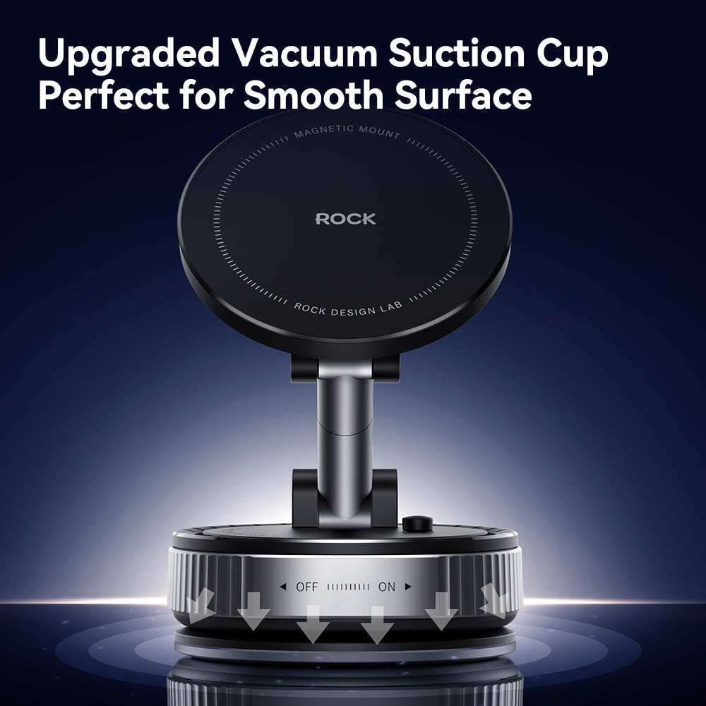 ROCK QS6 Vacuum Suction Cup Magnetic Phone Holder