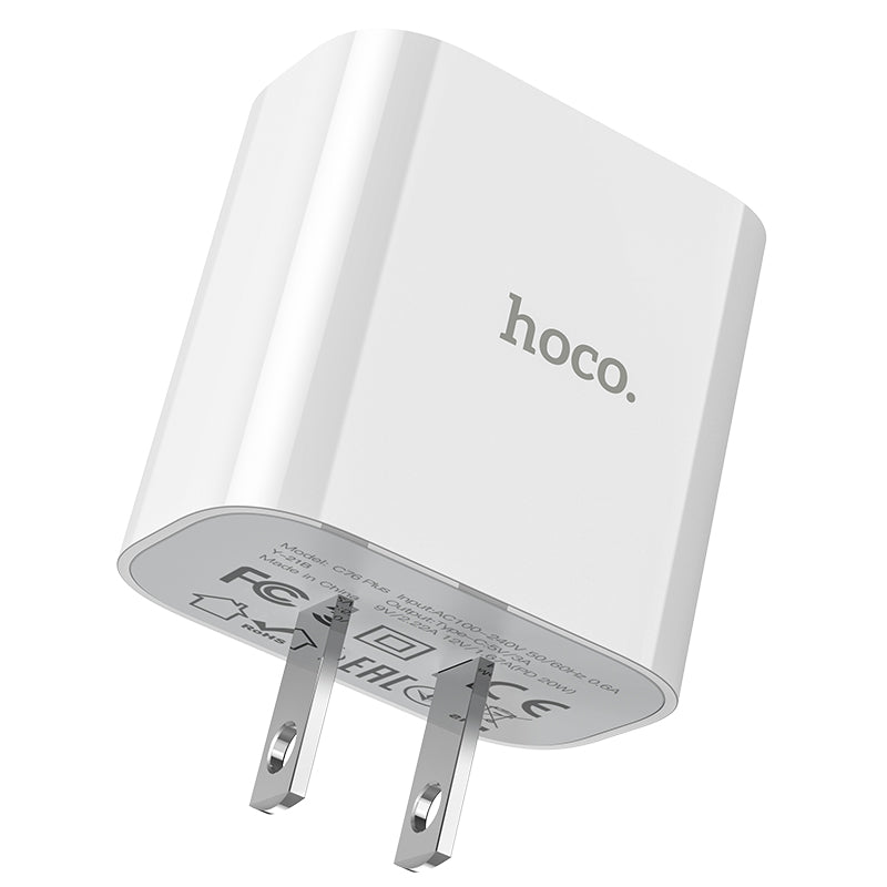 20W USB-C Fast Charger PD Power Delivery Wall Plug for Smartphones