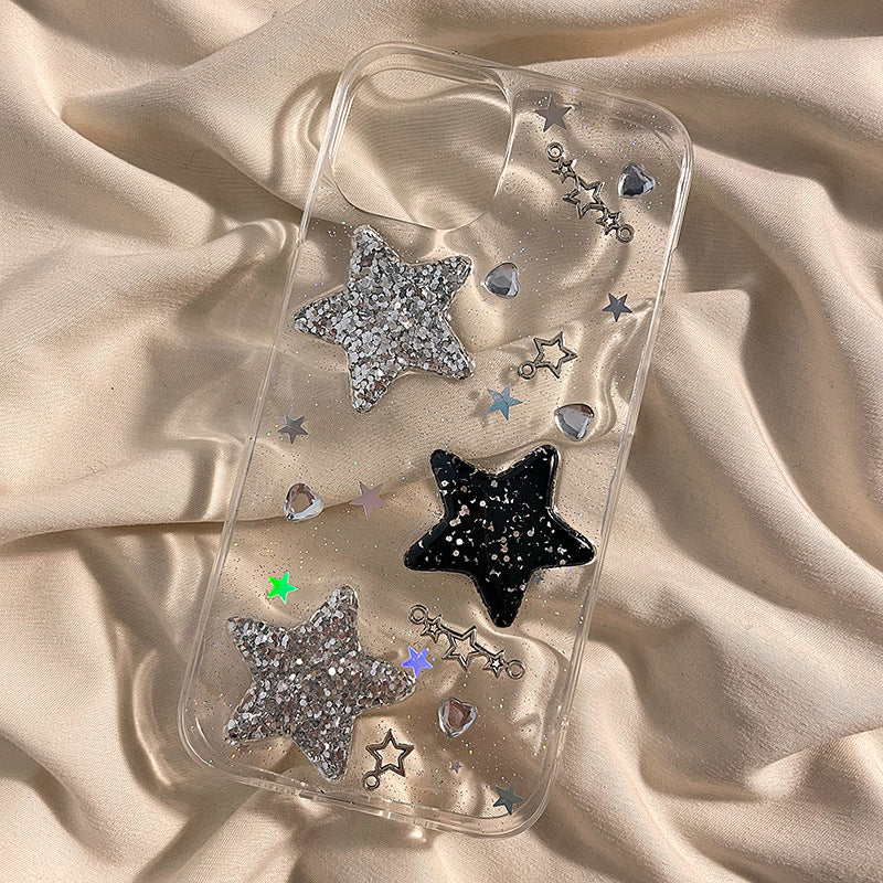 3D Epoxy Star Phone Case for iPhones