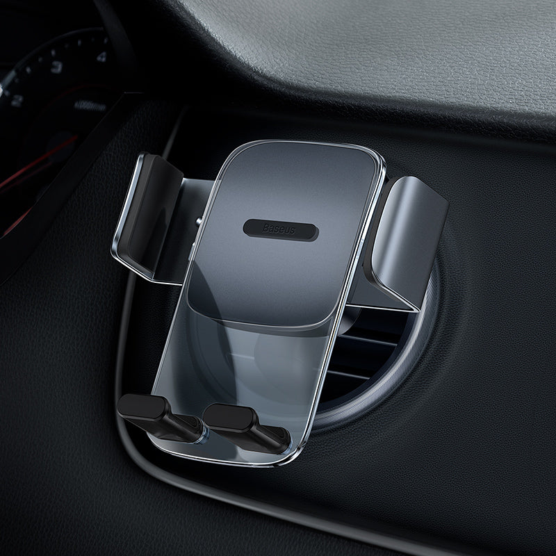 Easy Control Clamp Car Mount Holder Round Air Outlet - SKmobile Canada