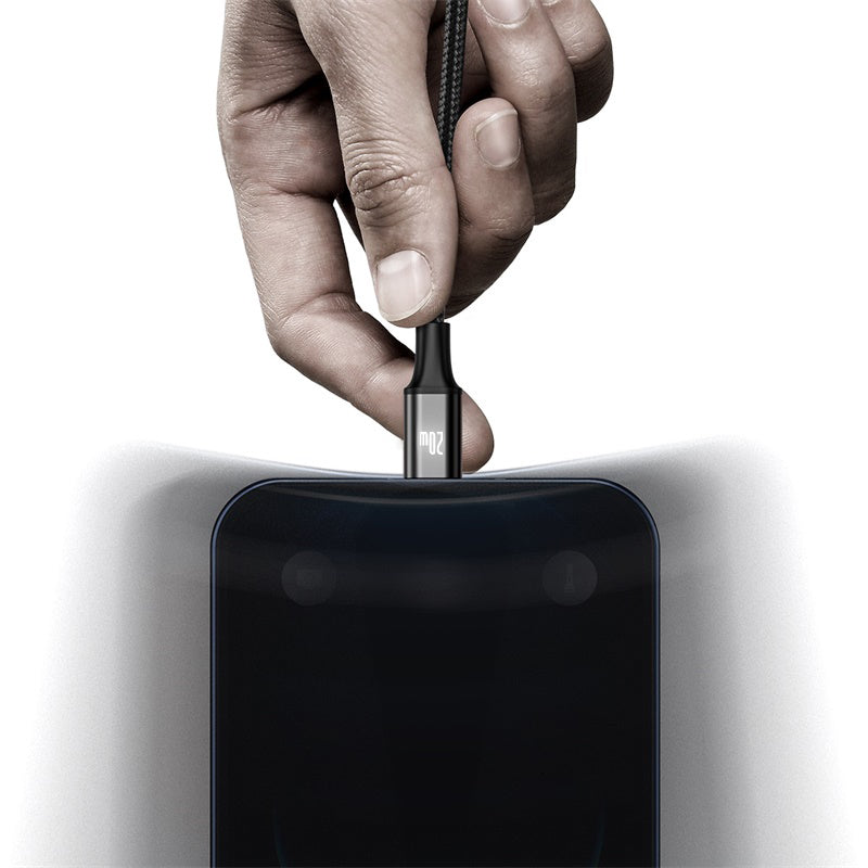 Baseus 3-in-1 USB-C to USB-C + Lightning + Micro-USB Charge Cable (1.5m) - SKmobile Canada