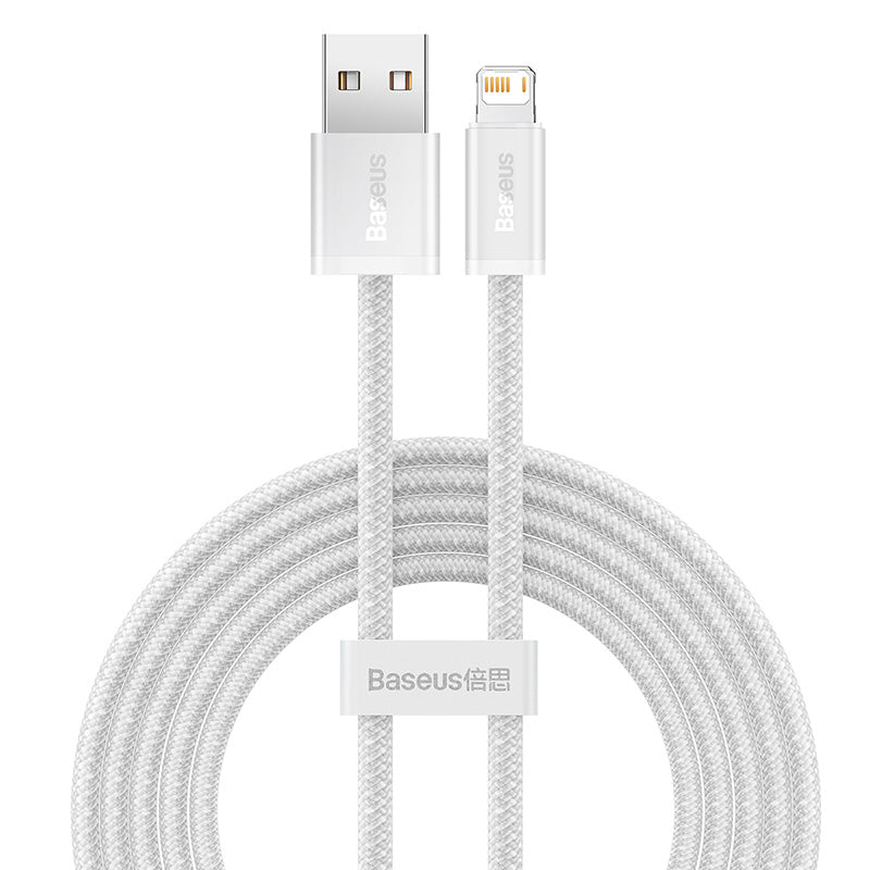 Baseus Braided USB to Lightning Data and Charge Cable (2m) - SKmobile Canada