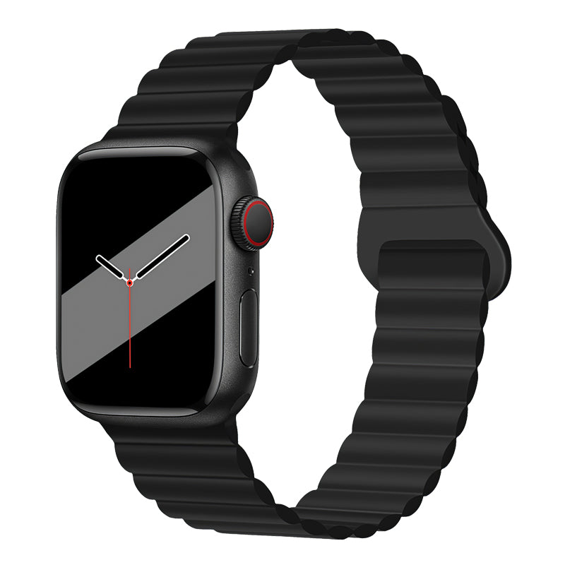 Apple Watch Band - Flexible Series Two-Section Classic Buckle Magnetic Silicone Strap - SKmobile Canada