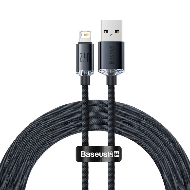 Baseus Braided USB to Lightning Data and Charge Cable (2m) - SKmobile Canada