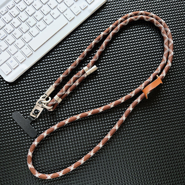 Adjustable Neck & Shoulder Strap (Brown Cream)