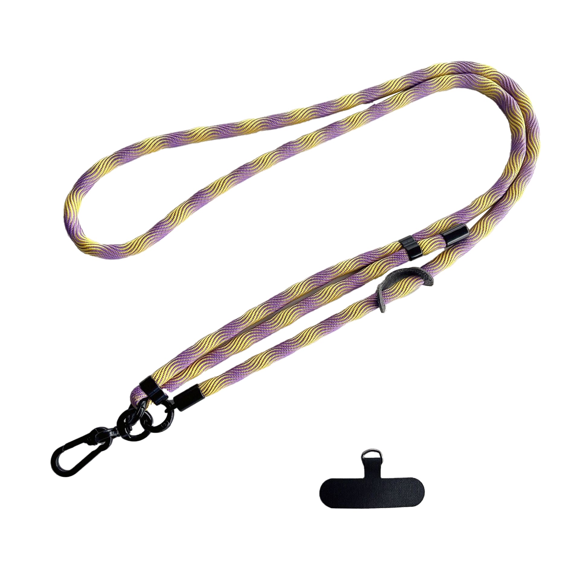 Adjustable Neck & Shoulder Strap (Yellow Purple)