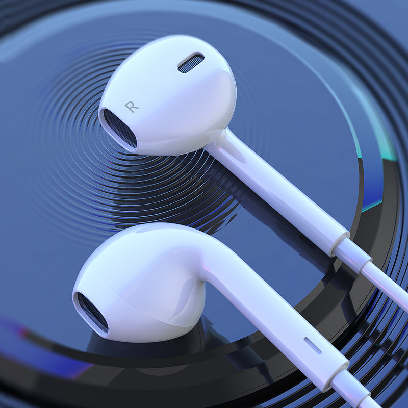 Crystal Joy Wire-Controlled 3.5mm Earphones with Mic - SKmobile Canada