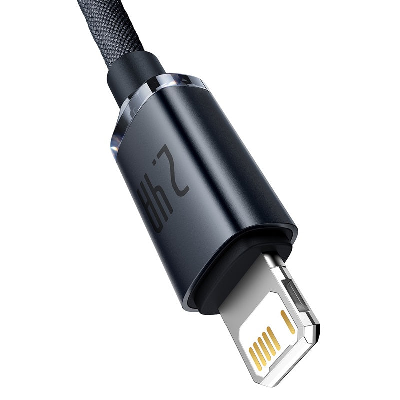 Baseus Braided USB to Lightning Data and Charge Cable (2m) - SKmobile Canada