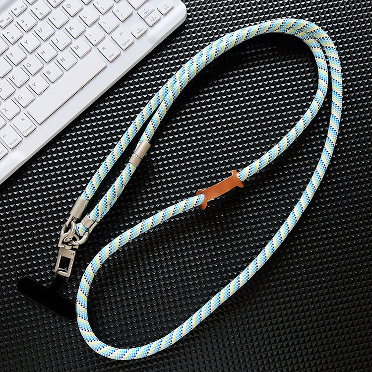 Adjustable Neck & Shoulder Strap (Blue Cyan Yellow)
