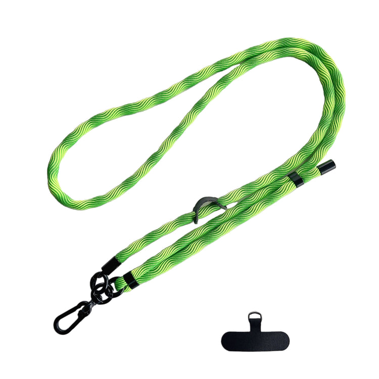 Adjustable Neck & Shoulder Strap (Dark Green Yellow)