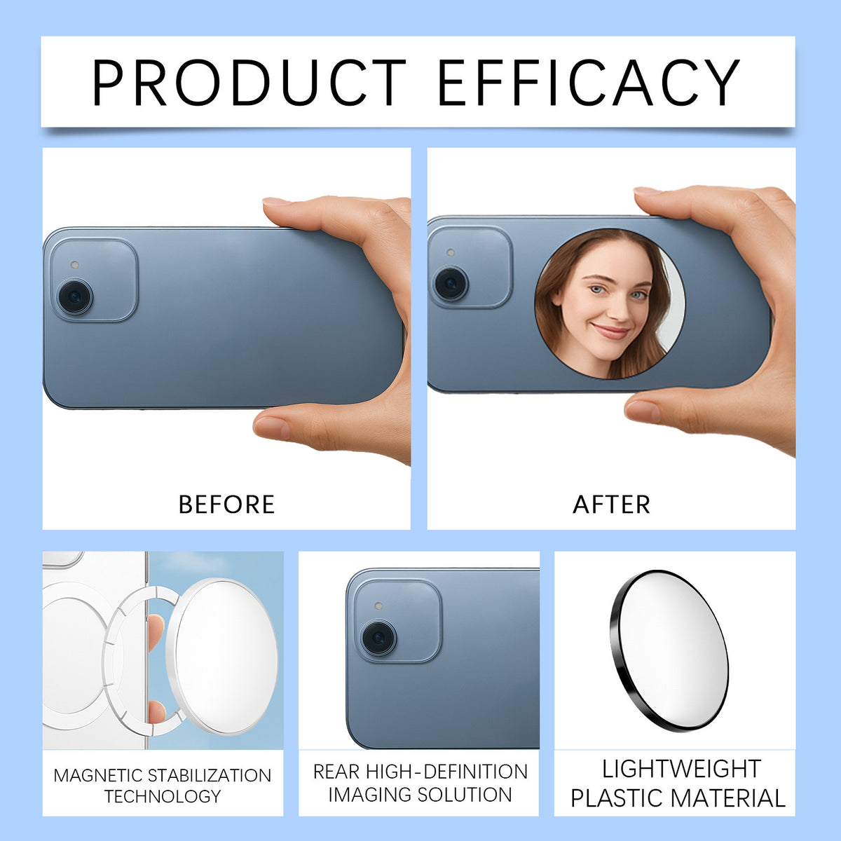 Jue Fish Magnetic Selfie Mirror