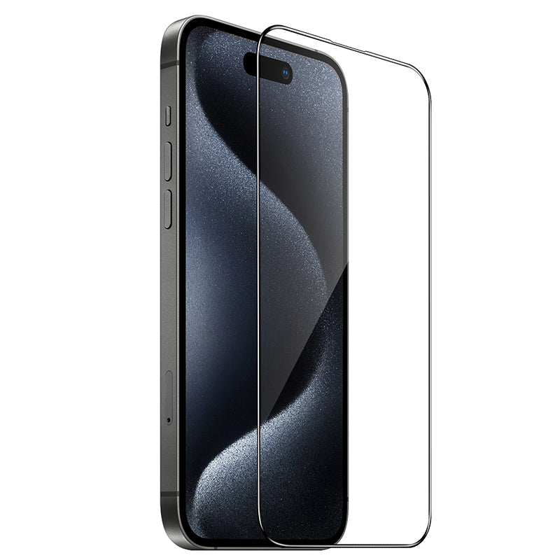 Full Screen Tempered Glass Screen Protector for iPhone 16 | 15 (0.3mm Clear）